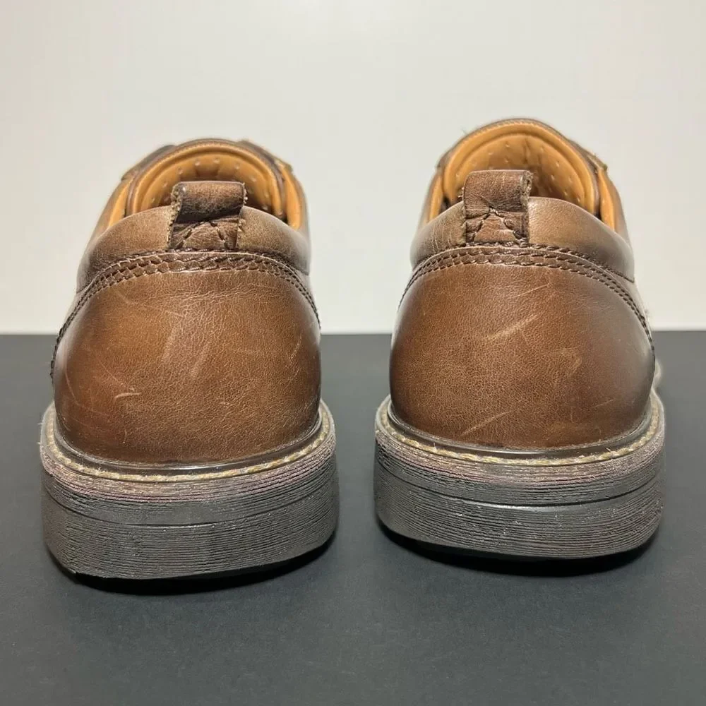 Mens ECCO Brown Leather Lace Up Oxford Shoes / Size 10-10.5 / EU 44 - Picture 9 of 9